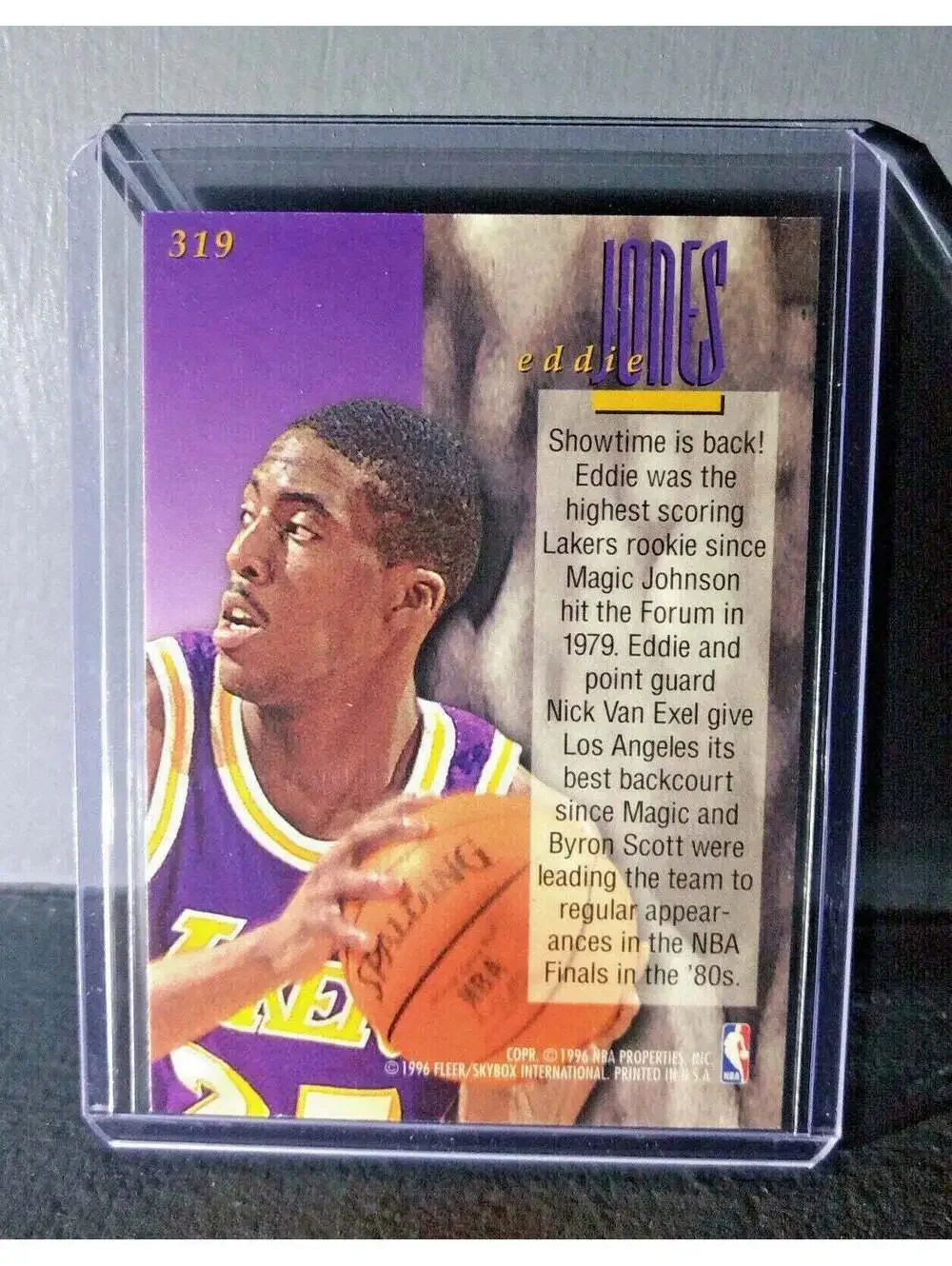 1995-96 Eddie Jones #319 Ultra Encore Basketball Card